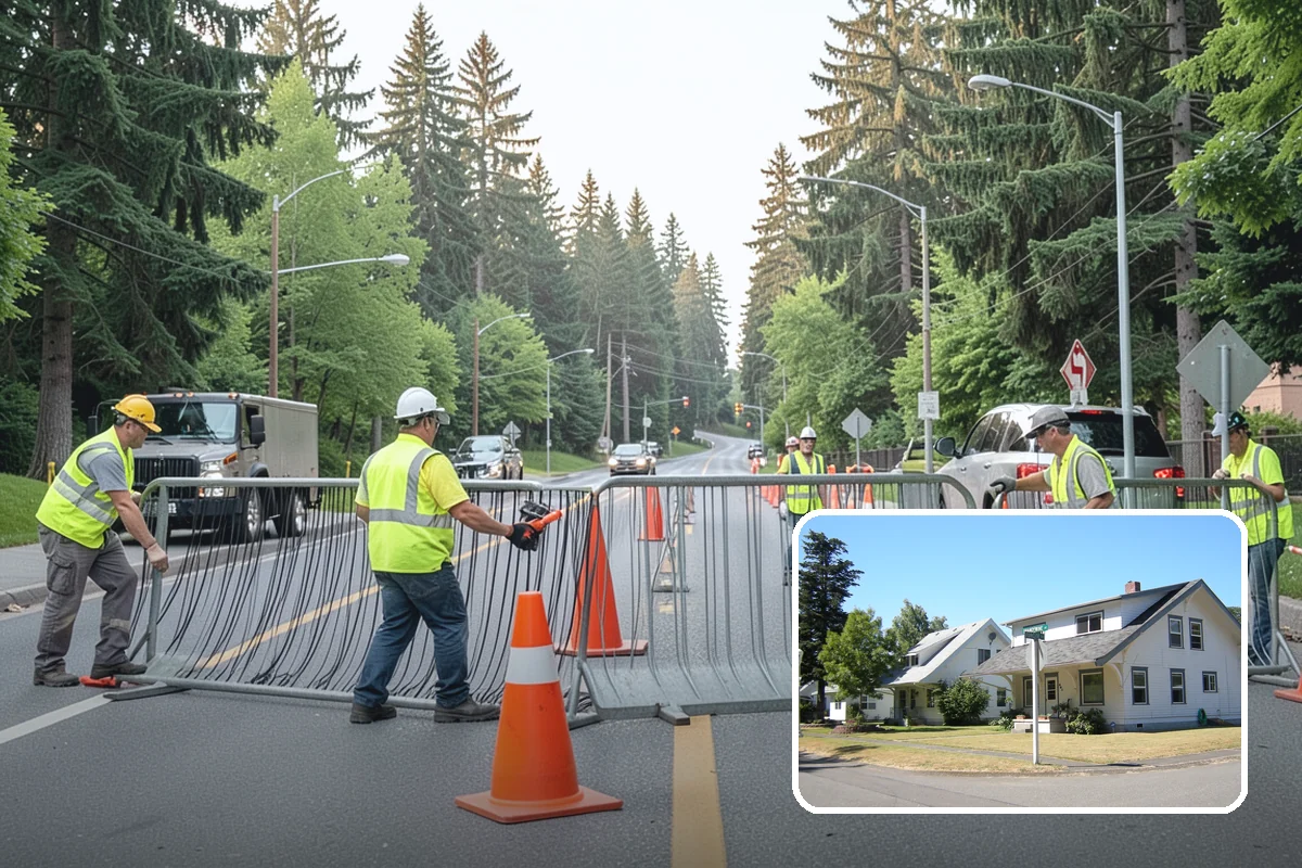 Sign Visibility Clearing in DuPont, Pierce County, WA - Restores MUTCD-compliant sign visibility and legibility distance