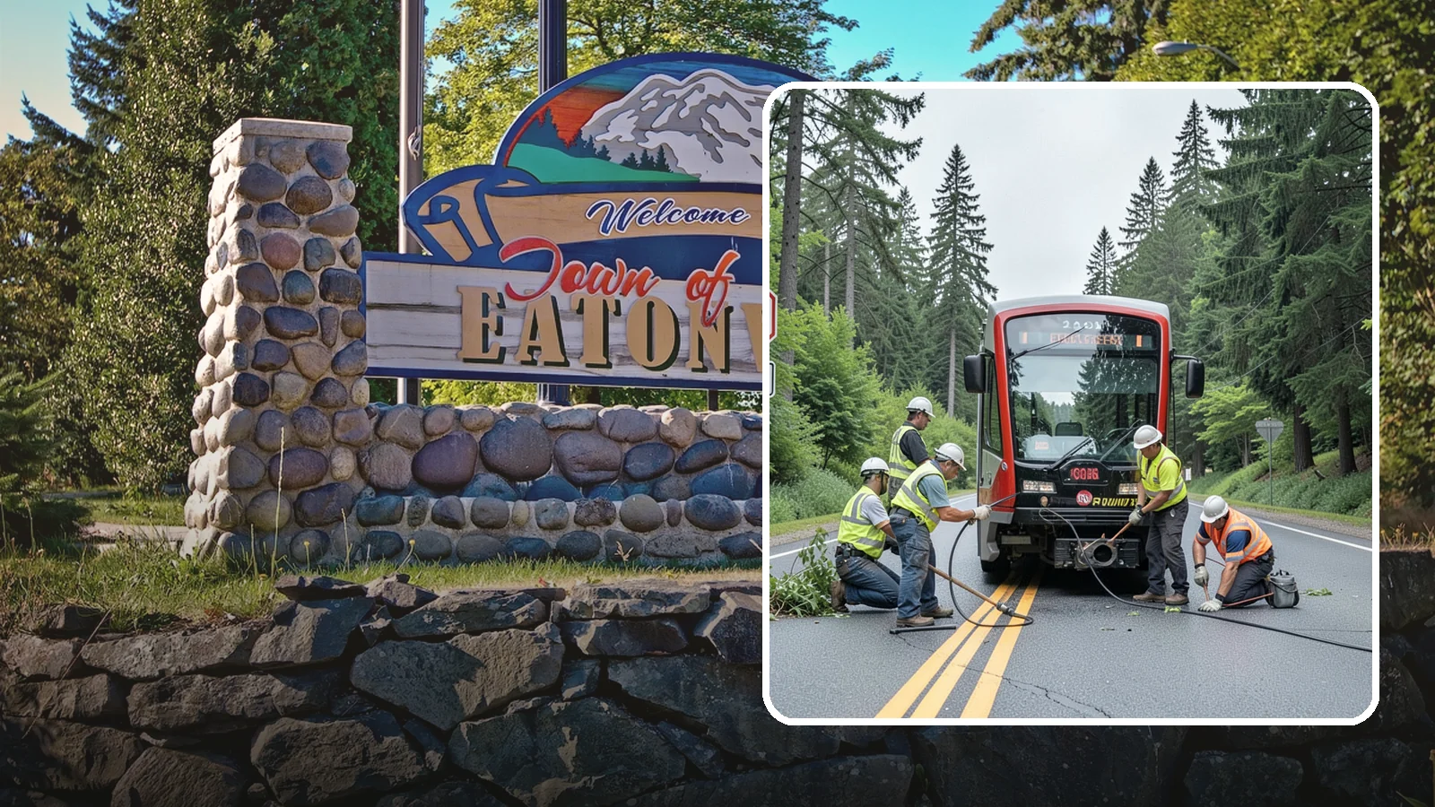 Sign Visibility Clearing in Eatonville, Pierce County, WA - Selective clearing that restores unobstructed sight lines to regulatory and warning signs for driver safety and liability...
