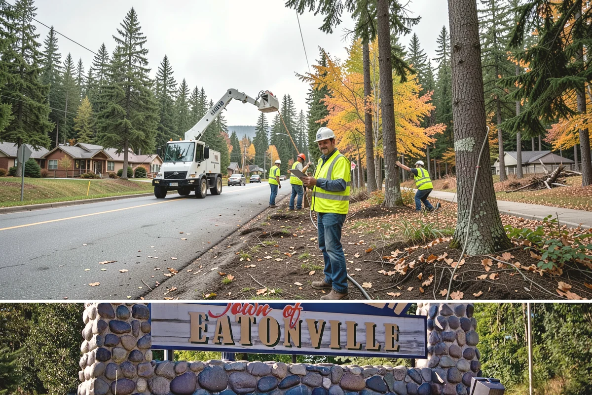 Sign Visibility Clearing in Eatonville, Pierce County, WA - Sign clearing is most needed from May through September when foliage is full, with a valuable pre-winter pass to remove growth...