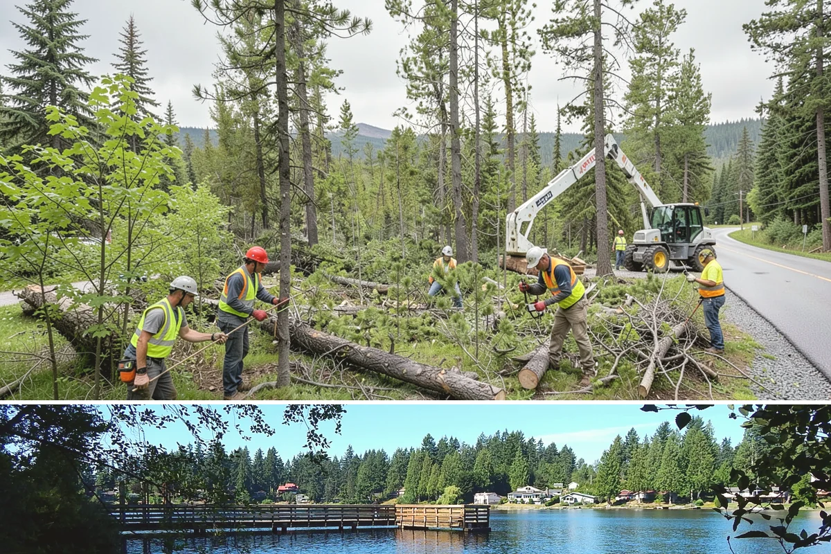 Sign Visibility Clearing in Federal Way, King County, WA - Sign clearing is most needed from May through September when foliage is full, with a valuable pre-winter pass to remove growth...