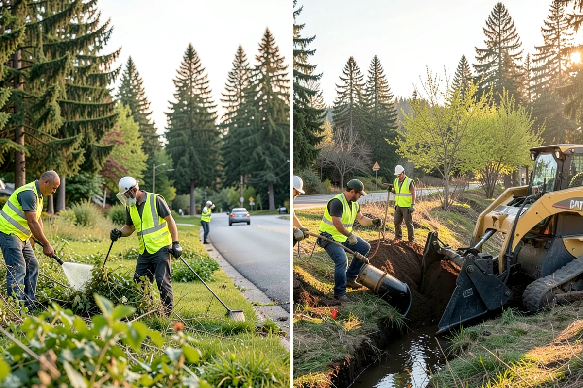 Sign Visibility Clearing in Fircrest, Pierce County, WA - Inventory sign locations and assess vegetative obstruction of each face and approach