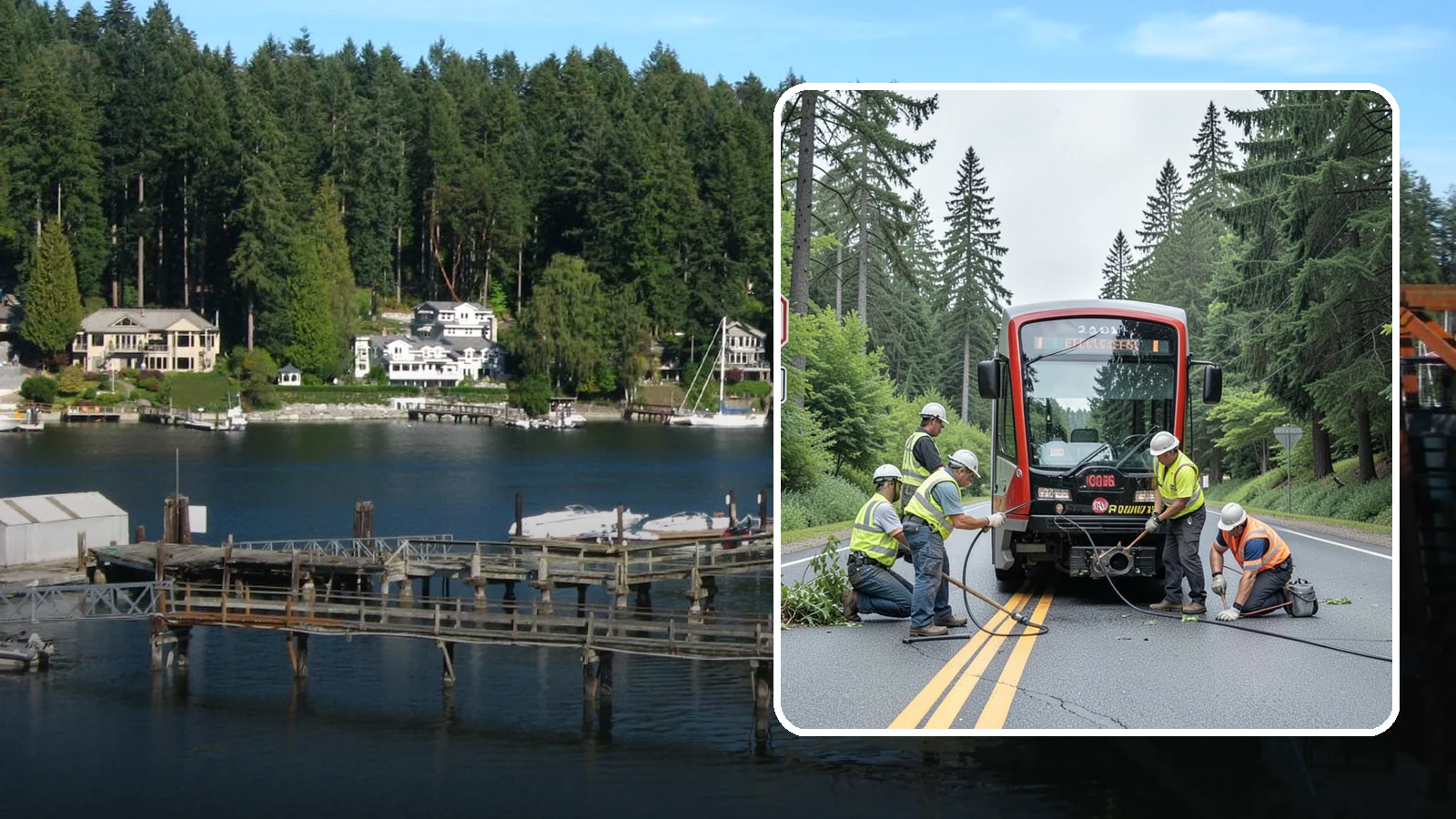 Sign Visibility Clearing in Gig Harbor, Pierce County, WA - Selective clearing that restores unobstructed sight lines to regulatory and warning signs for driver safety and liability...
