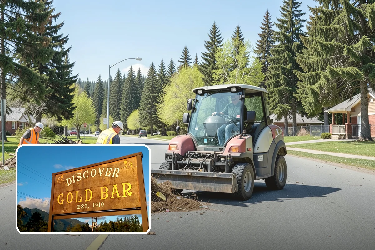 Sign Visibility Clearing in Gold Bar, Snohomish County, WA - Restores MUTCD-compliant sign visibility and legibility distance