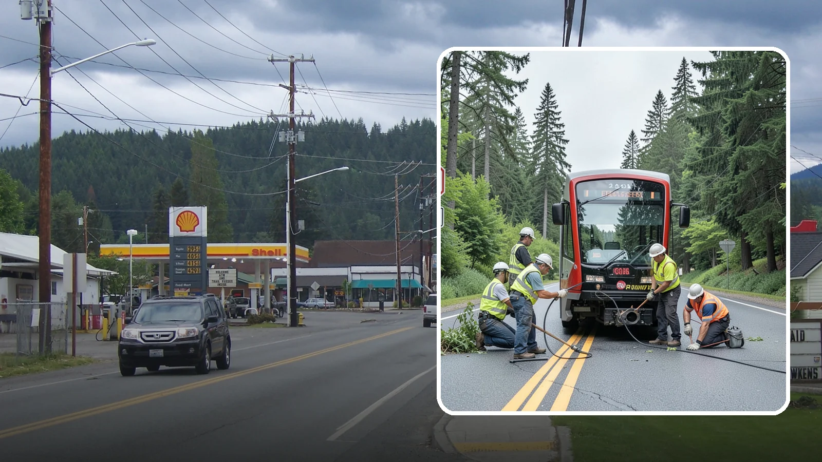 Sign Visibility Clearing in Granite Falls, Snohomish County, WA - Selective clearing that restores unobstructed sight lines to regulatory and warning signs for driver safety and liability...