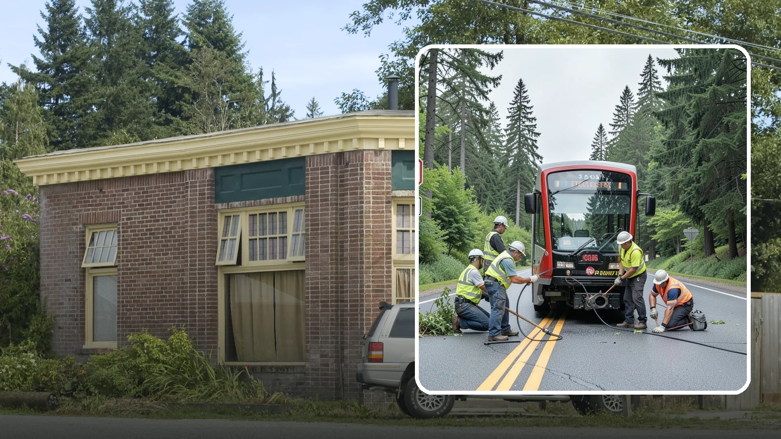 Sign Visibility Clearing in Hamilton, Skagit County, WA - Selective clearing that restores unobstructed sight lines to regulatory and warning signs for driver safety and liability...