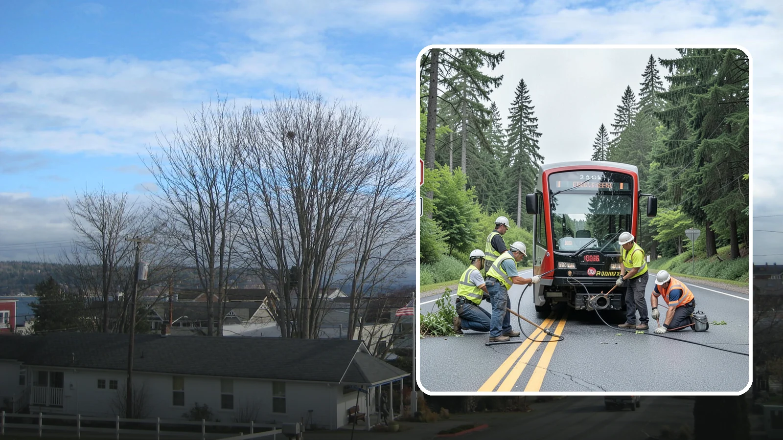 Sign Visibility Clearing in Langley, Island County, WA - Selective clearing that restores unobstructed sight lines to regulatory and warning signs for driver safety and liability...