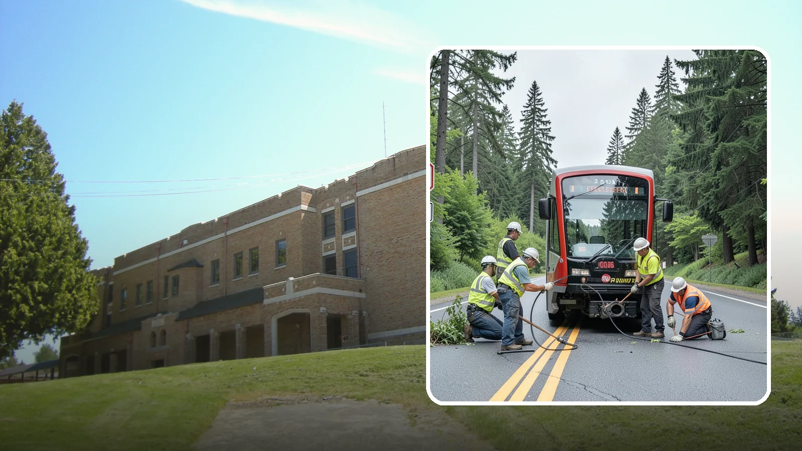 Sign Visibility Clearing in Maple Valley, King County, WA - Selective clearing that restores unobstructed sight lines to regulatory and warning signs for driver safety and liability...