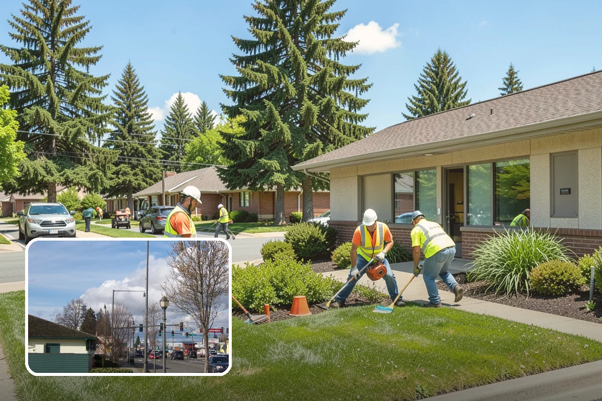 Sign Visibility Clearing in Marysville, Snohomish County, WA - Restores MUTCD-compliant sign visibility and legibility distance