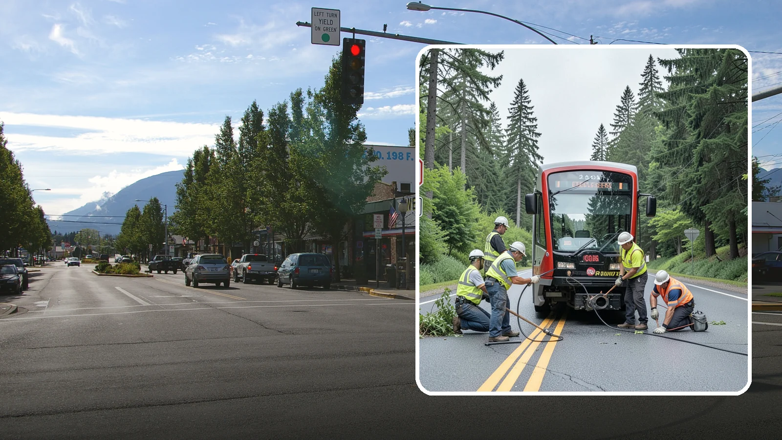 Sign Visibility Clearing in North Bend, King County, WA - Selective clearing that restores unobstructed sight lines to regulatory and warning signs for driver safety and liability...