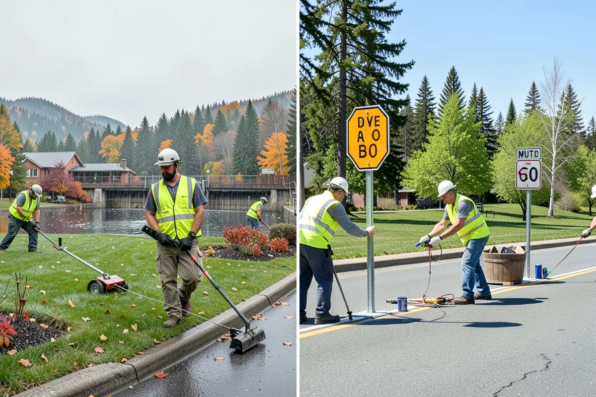 Sign Visibility Clearing in Pacific, King County, WA - Inventory sign locations and assess vegetative obstruction of each face and approach