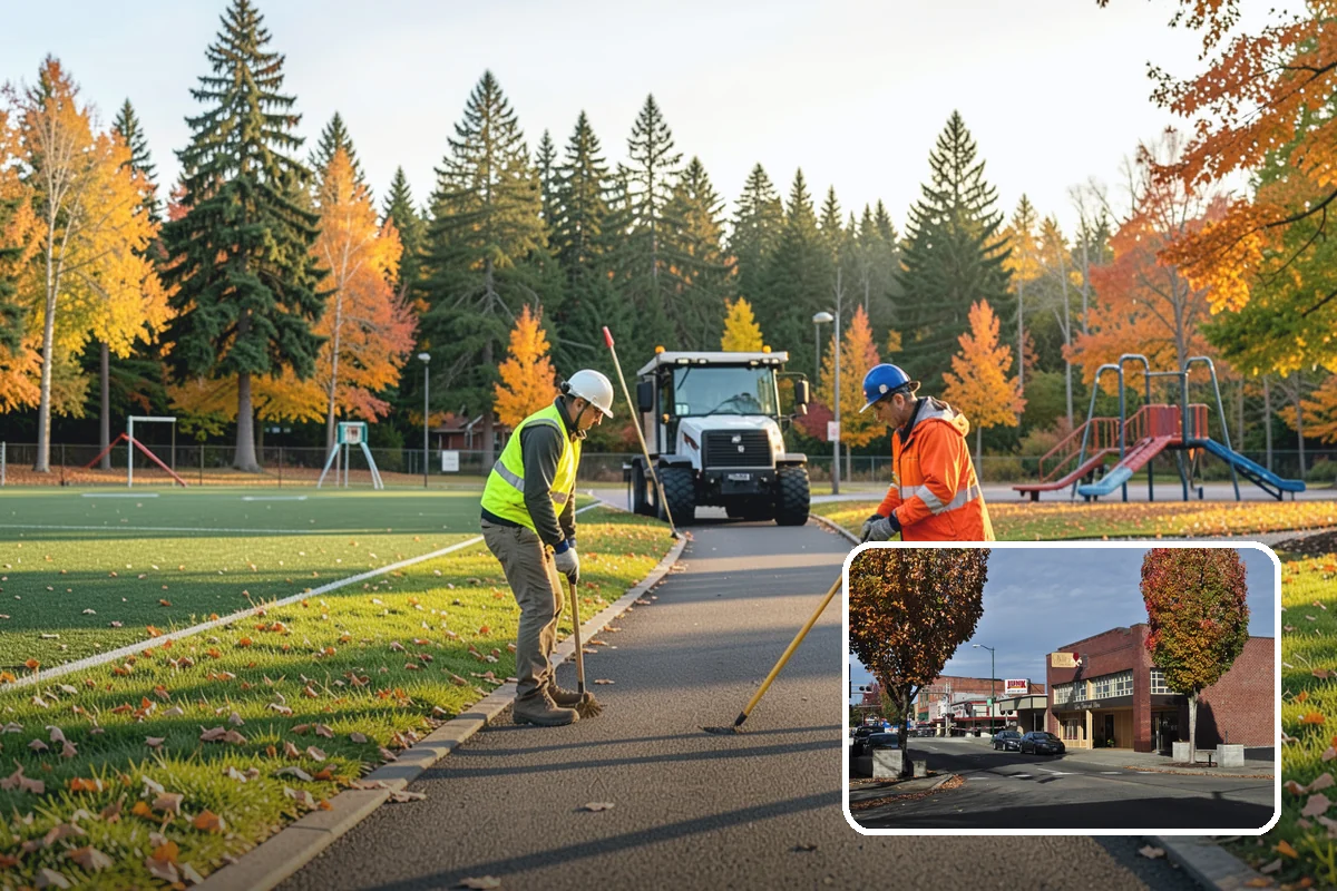 Sign Visibility Clearing in Puyallup, Pierce County, WA - Restores MUTCD-compliant sign visibility and legibility distance