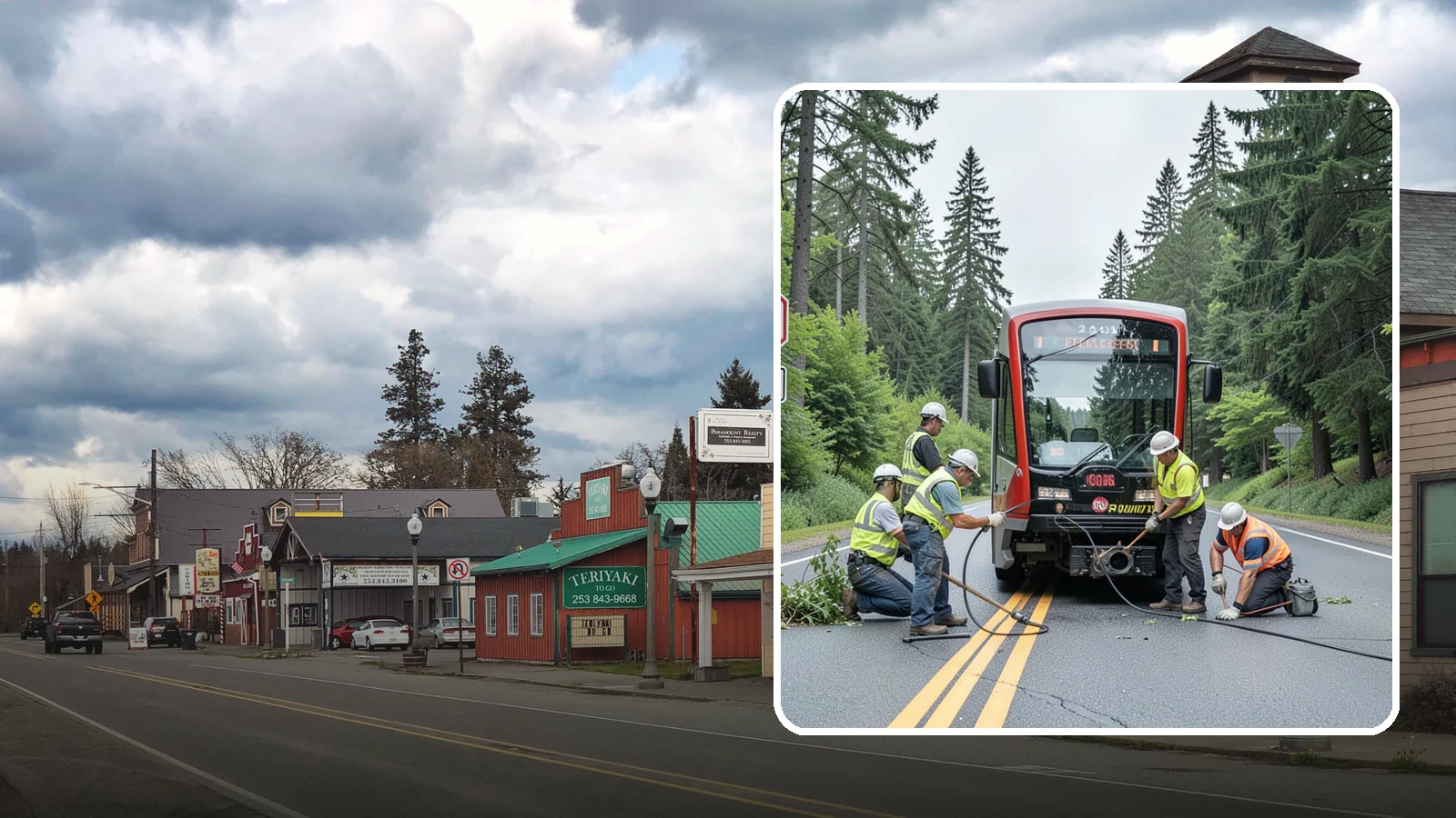 Sign Visibility Clearing in Roy, Pierce County, WA - Selective clearing that restores unobstructed sight lines to regulatory and warning signs for driver safety and liability...