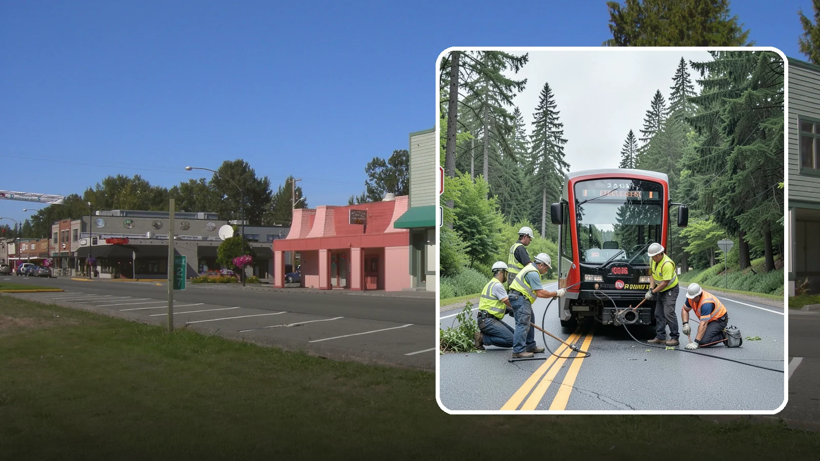 Sign Visibility Clearing in Snoqualmie, King County, WA - Selective clearing that restores unobstructed sight lines to regulatory and warning signs for driver safety and liability...