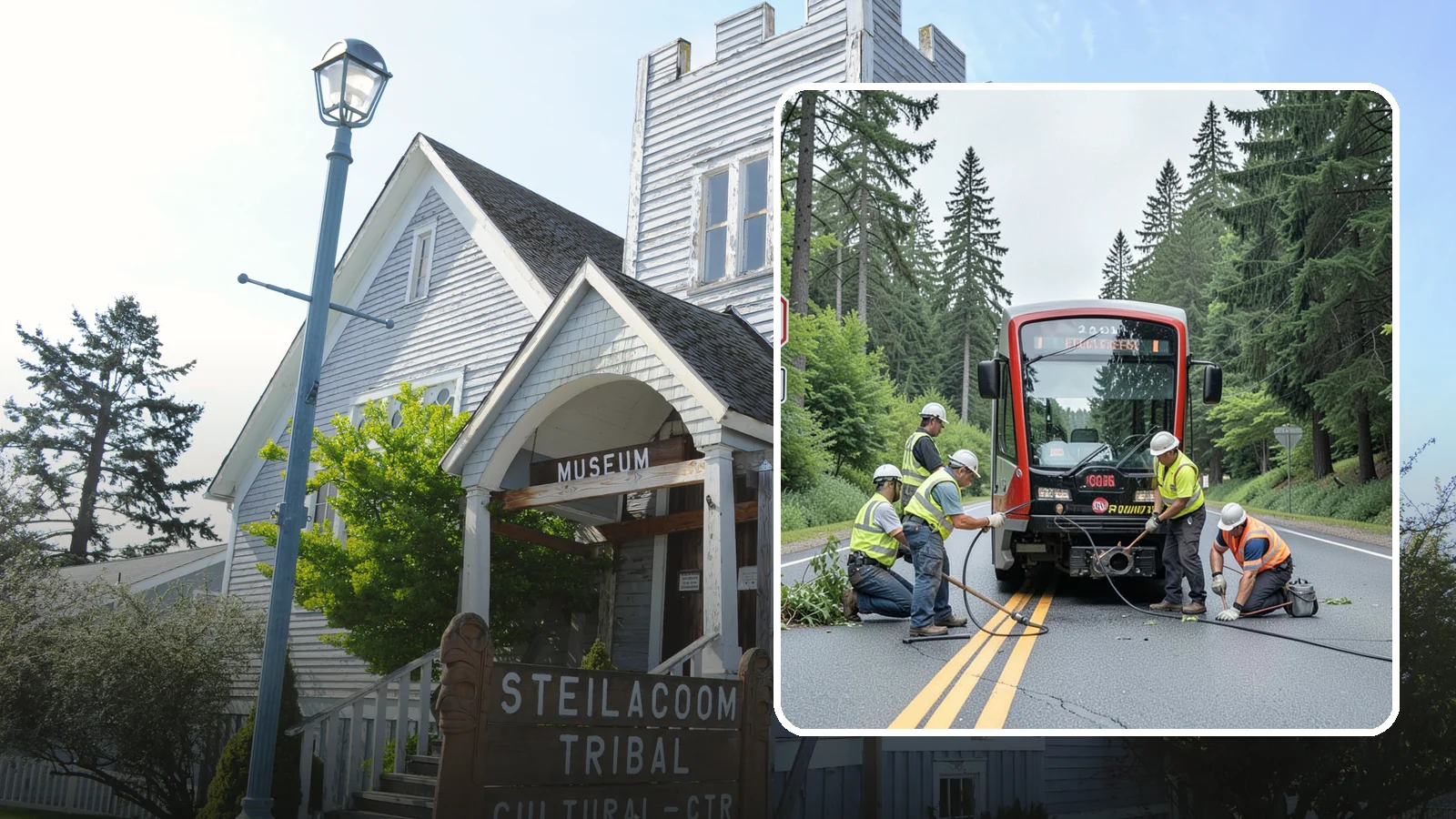 Sign Visibility Clearing in Steilacoom, Pierce County, WA - Selective clearing that restores unobstructed sight lines to regulatory and warning signs for driver safety and liability...