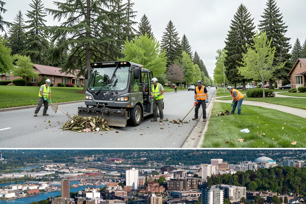 Sign Visibility Clearing in Tacoma, Pierce County, WA - Sign clearing is most needed from May through September when foliage is full, with a valuable pre-winter pass to remove growth...