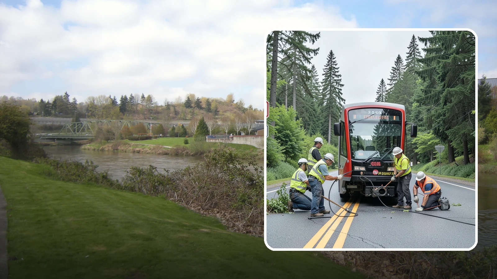 Sign Visibility Clearing in Tukwila, King County, WA - Selective clearing that restores unobstructed sight lines to regulatory and warning signs for driver safety and liability...