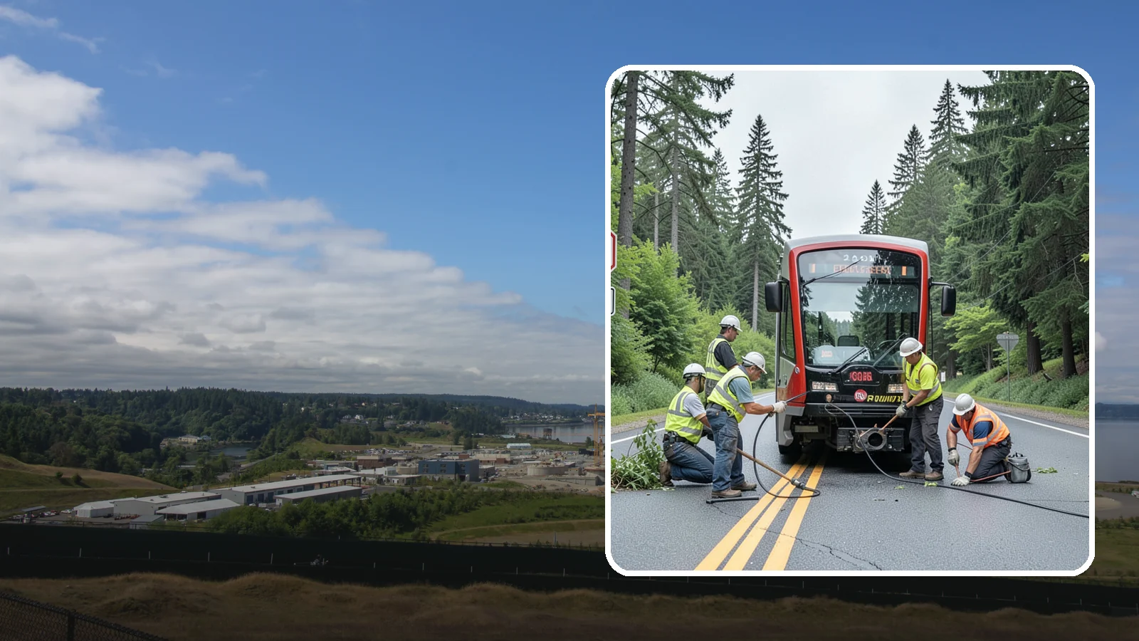 Sign Visibility Clearing in University Place, Pierce County, WA - Selective clearing that restores unobstructed sight lines to regulatory and warning signs for driver safety and liability...