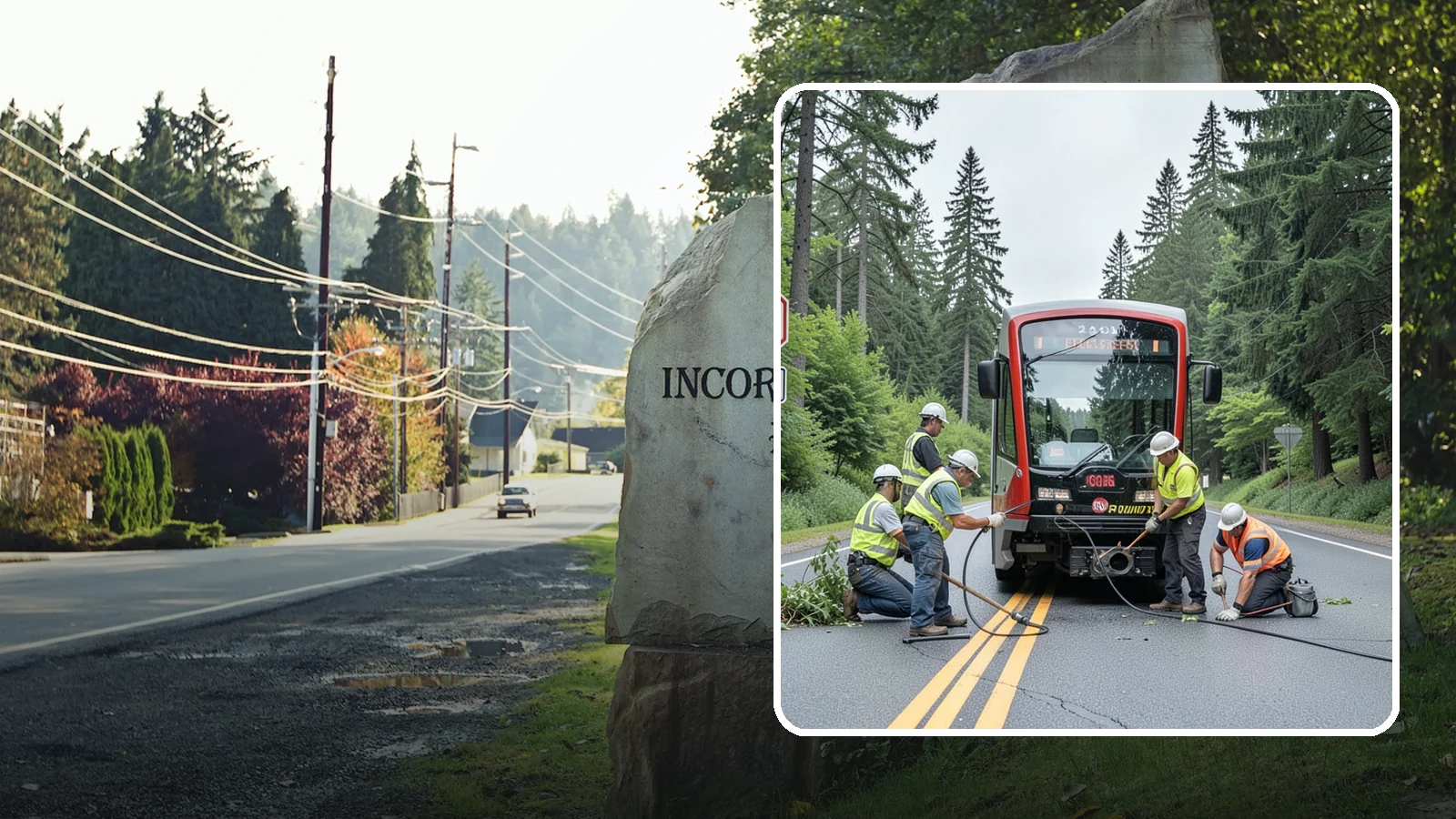 Sign Visibility Clearing in Wilkeson, Pierce County, WA - Selective clearing that restores unobstructed sight lines to regulatory and warning signs for driver safety and liability...