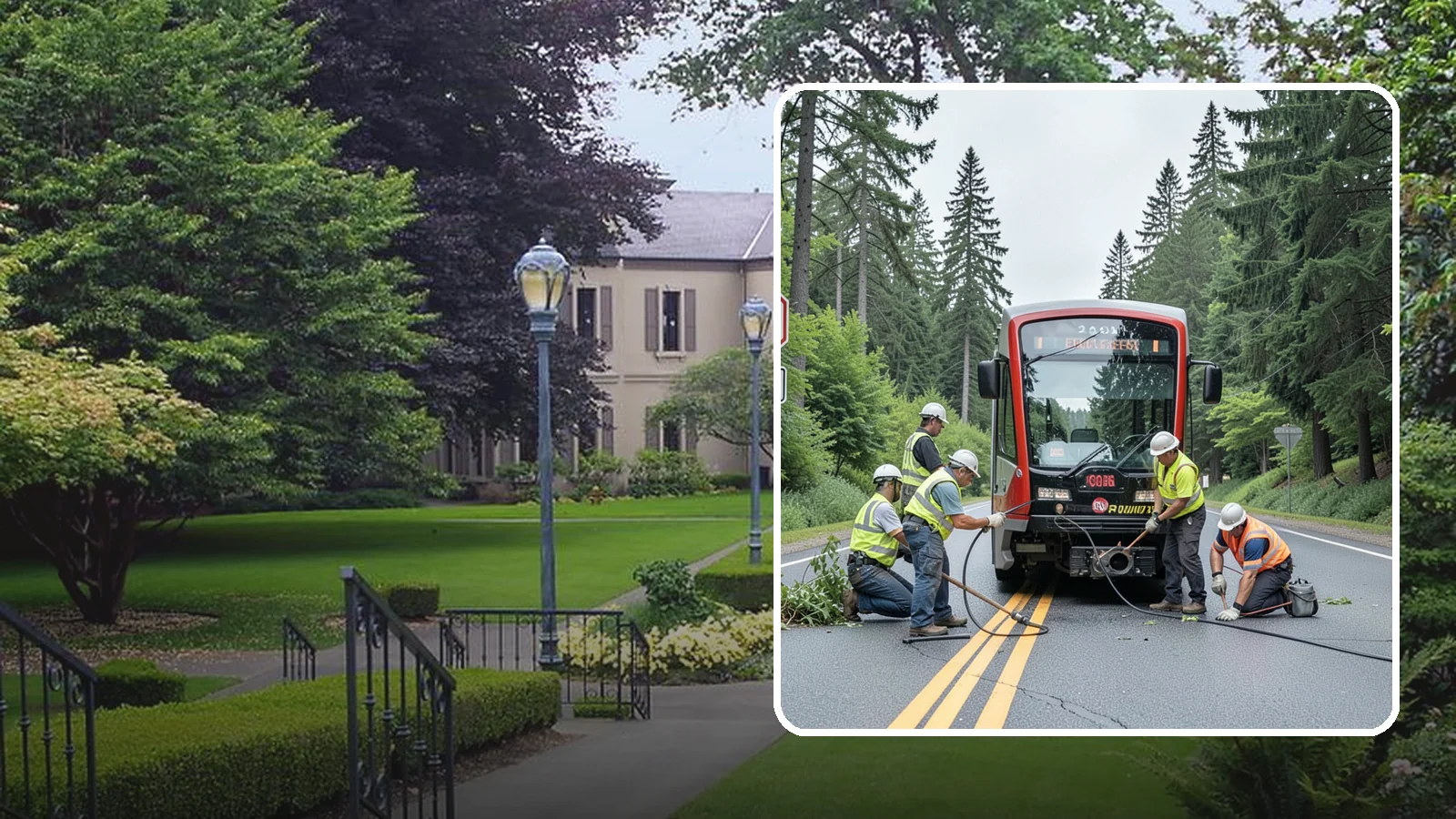 Sign Visibility Clearing in Woodinville, King County, WA - Selective clearing that restores unobstructed sight lines to regulatory and warning signs for driver safety and liability...
