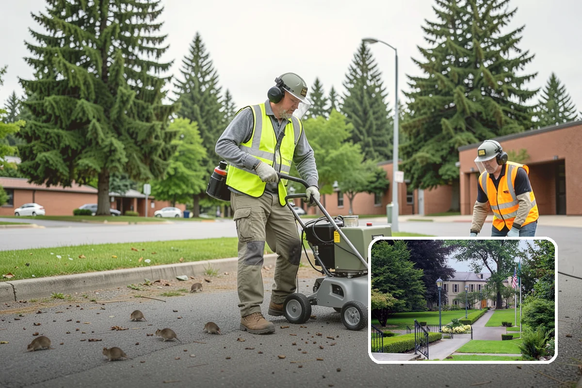 Sign Visibility Clearing in Woodinville, King County, WA - Restores MUTCD-compliant sign visibility and legibility distance