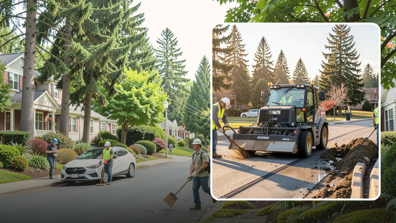 Silt & Sediment Removal in Beaux Arts Village, King County, WA - Removal of accumulated silt and sediment from stormwater conveyances and facilities.