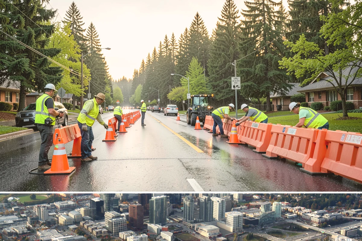 Silt & Sediment Removal in Bellevue, King County, WA - Removal from ponds and channels is scheduled during dry summer conditions when dewatering and access are most practical.