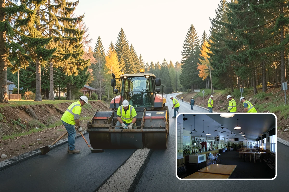 Silt & Sediment Removal in Black Diamond, King County, WA - Restored conveyance and storage capacity