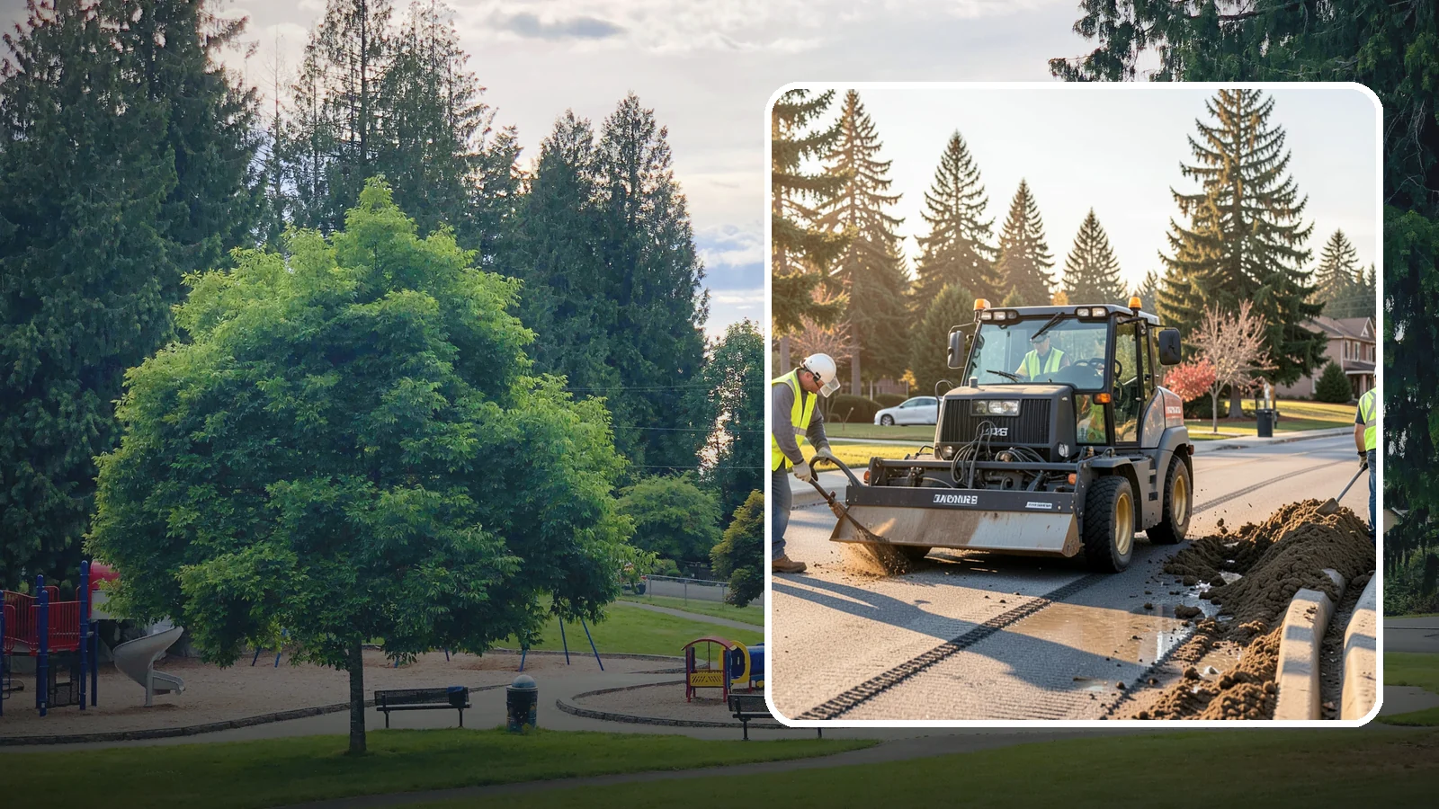 Silt & Sediment Removal in Bonney Lake, Pierce County, WA - Removal of accumulated silt and sediment from stormwater conveyances and facilities.