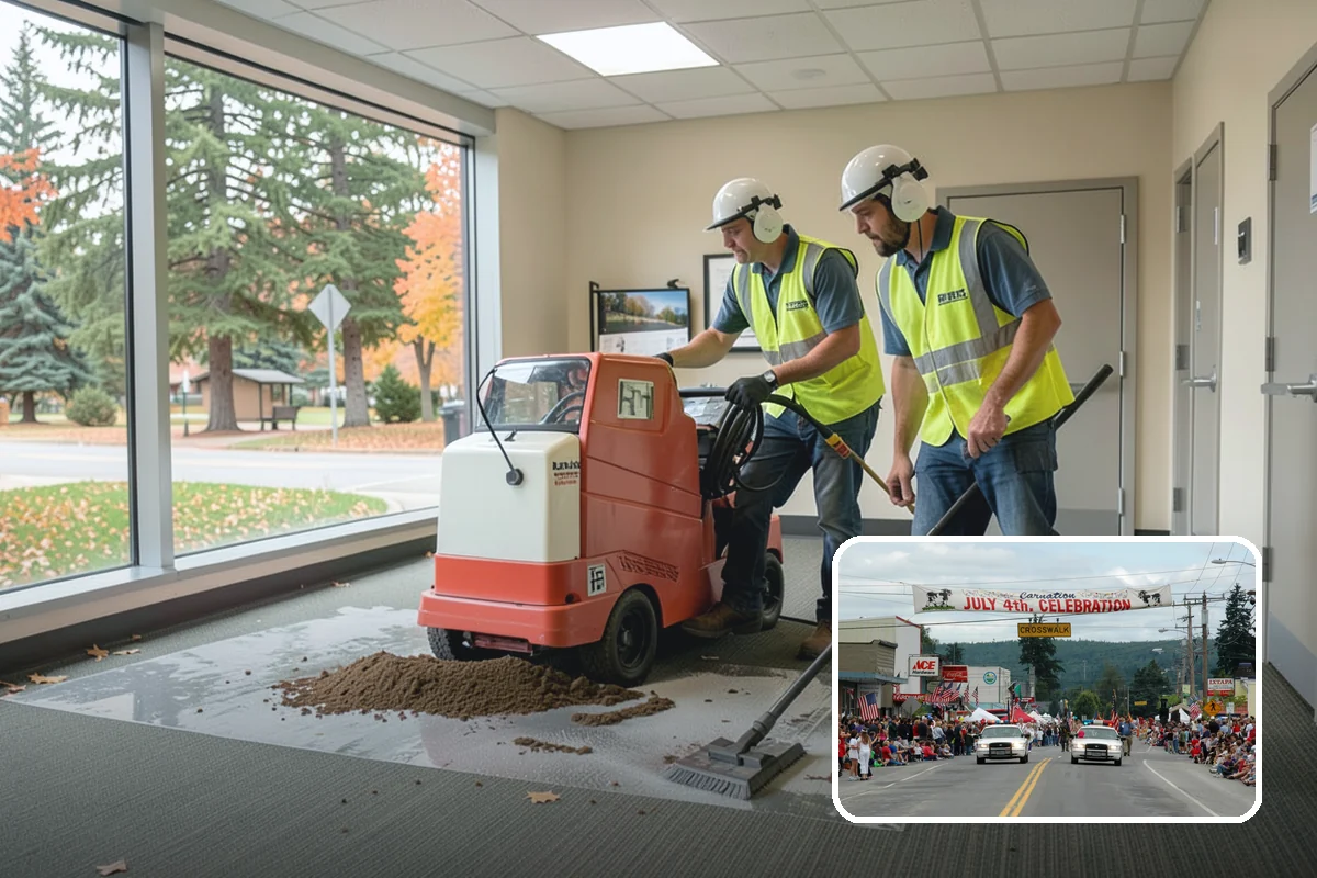 Silt & Sediment Removal in Carnation, King County, WA - Restored conveyance and storage capacity