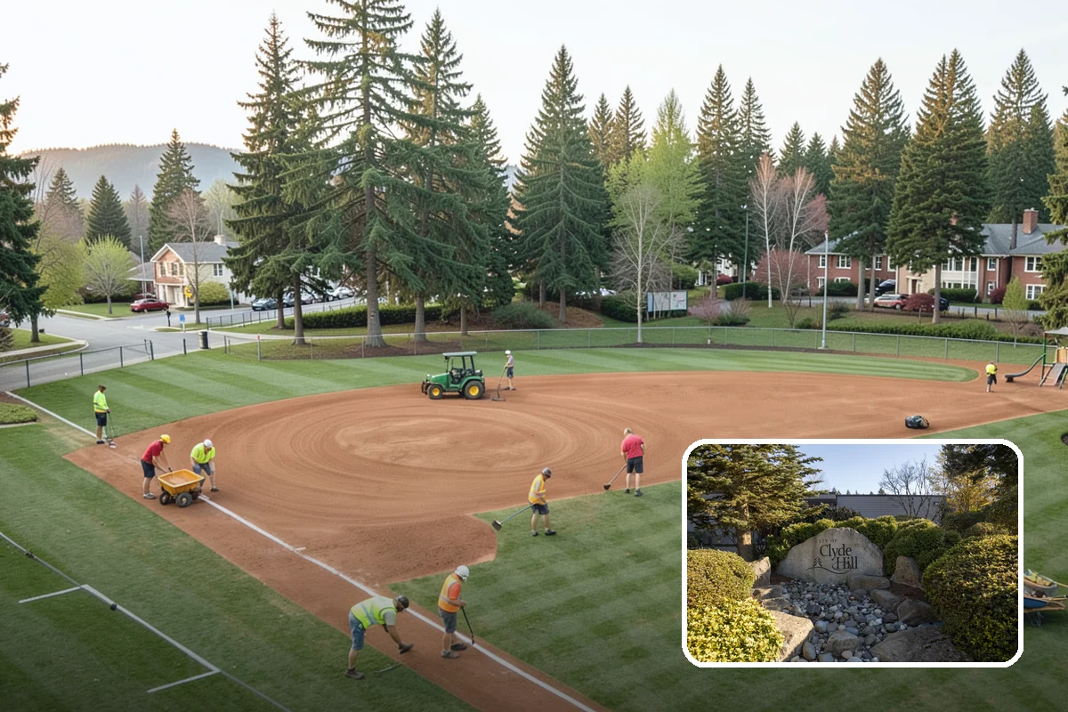 Silt & Sediment Removal in Clyde Hill, King County, WA - Restored conveyance and storage capacity