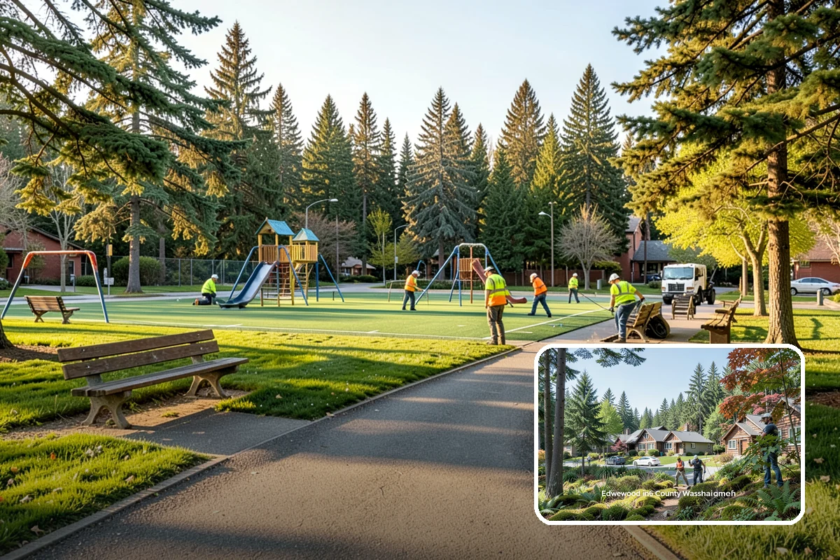 Silt & Sediment Removal in Edgewood, Pierce County, WA - Restored conveyance and storage capacity