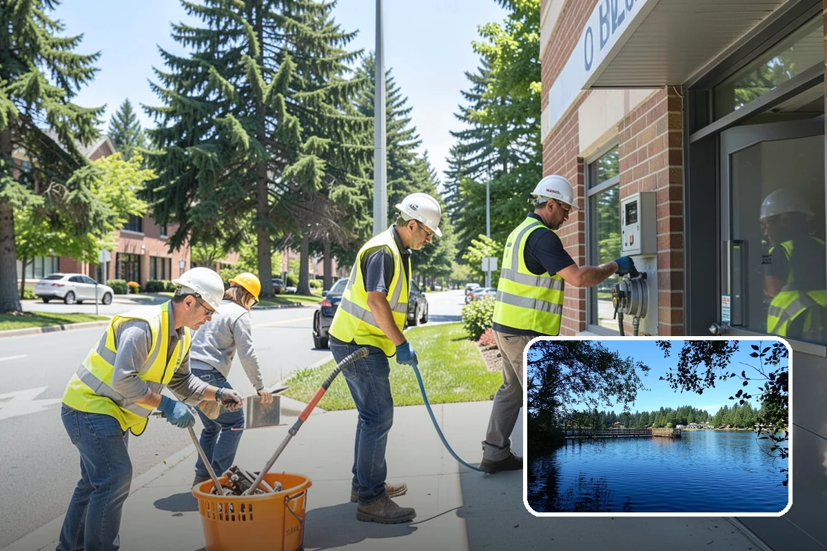 Silt & Sediment Removal in Federal Way, King County, WA - Restored conveyance and storage capacity