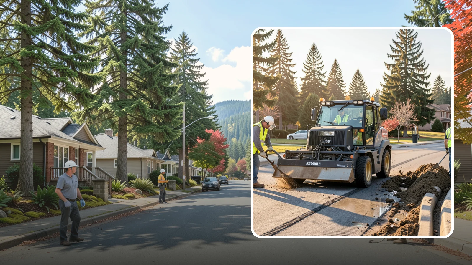 Silt & Sediment Removal in Hunts Point, King County, WA - Removal of accumulated silt and sediment from stormwater conveyances and facilities.