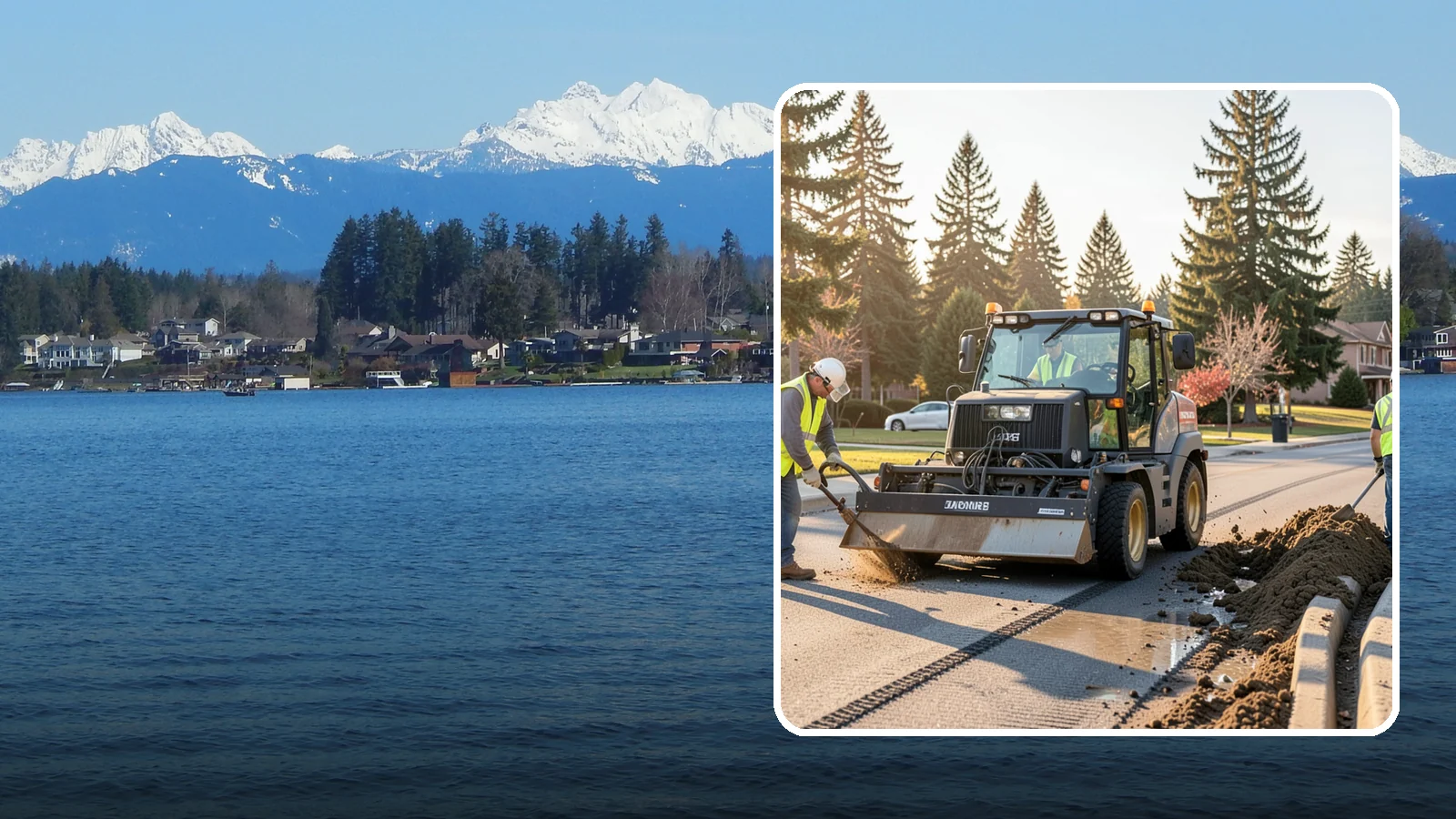Silt & Sediment Removal in Lake Stevens, Snohomish County, WA - Removal of accumulated silt and sediment from stormwater conveyances and facilities.