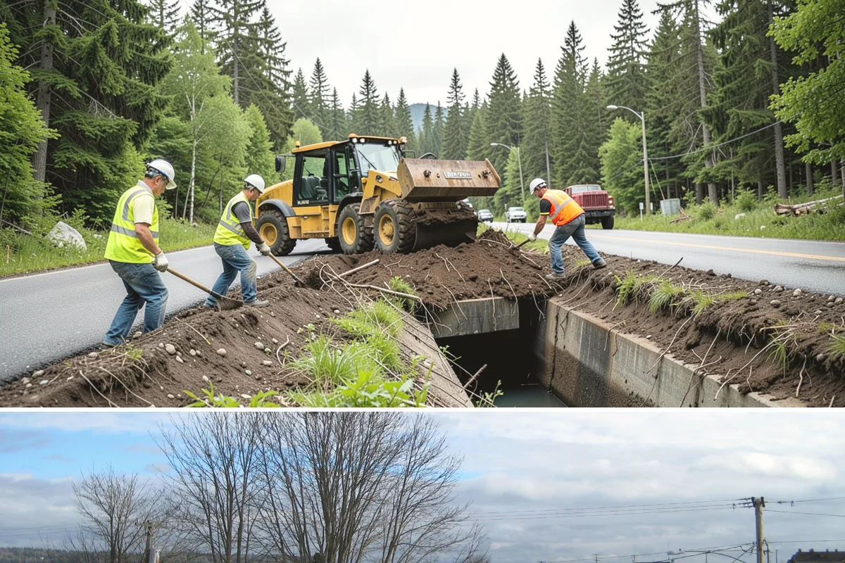 Silt & Sediment Removal in Langley, Island County, WA - Removal from ponds and channels is scheduled during dry summer conditions when dewatering and access are most practical.