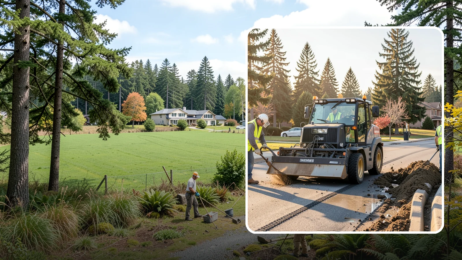 Silt & Sediment Removal in Lyman, Skagit County, WA - Removal of accumulated silt and sediment from stormwater conveyances and facilities.