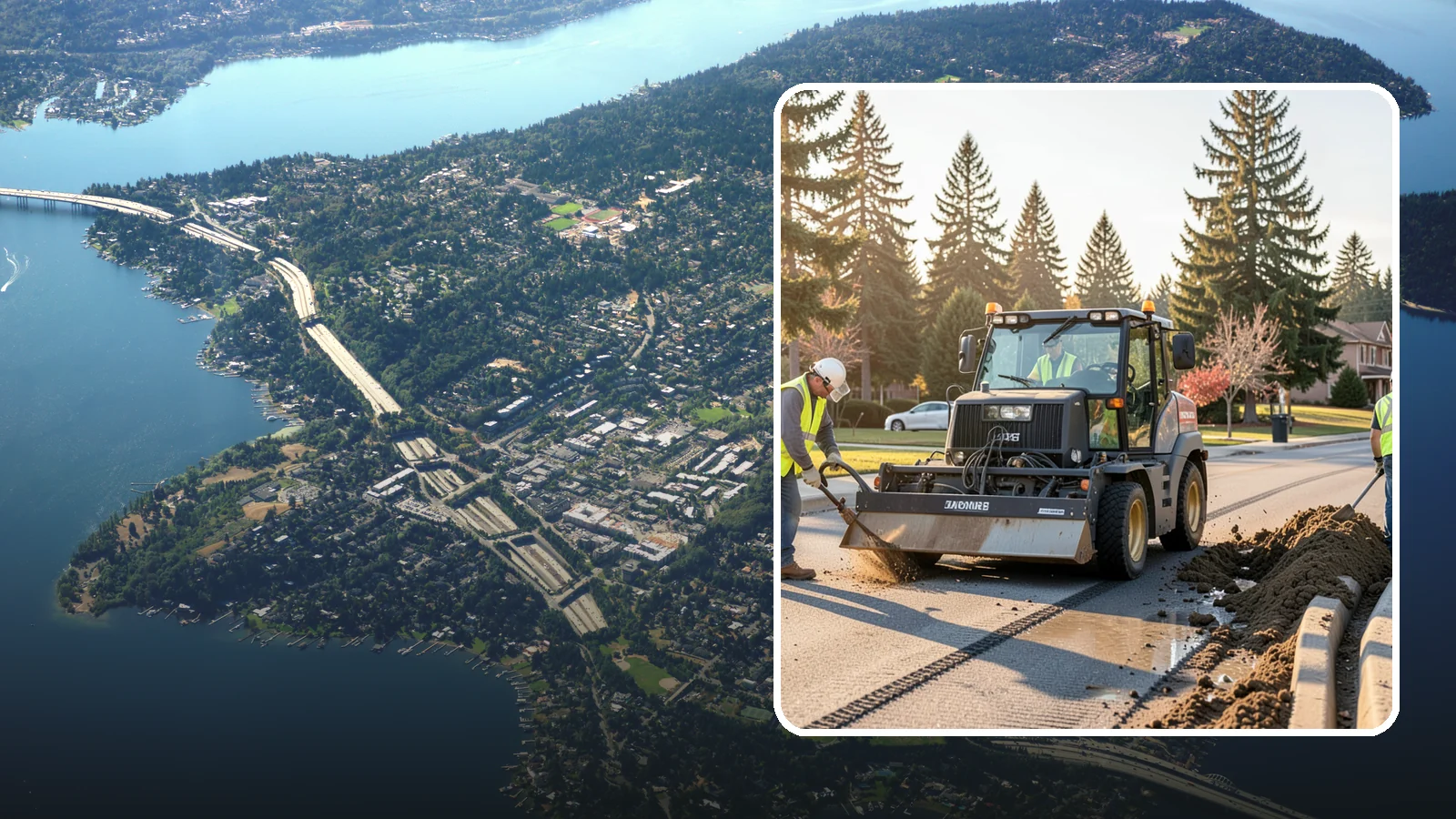 Silt & Sediment Removal in Mercer Island, King County, WA - Removal of accumulated silt and sediment from stormwater conveyances and facilities.