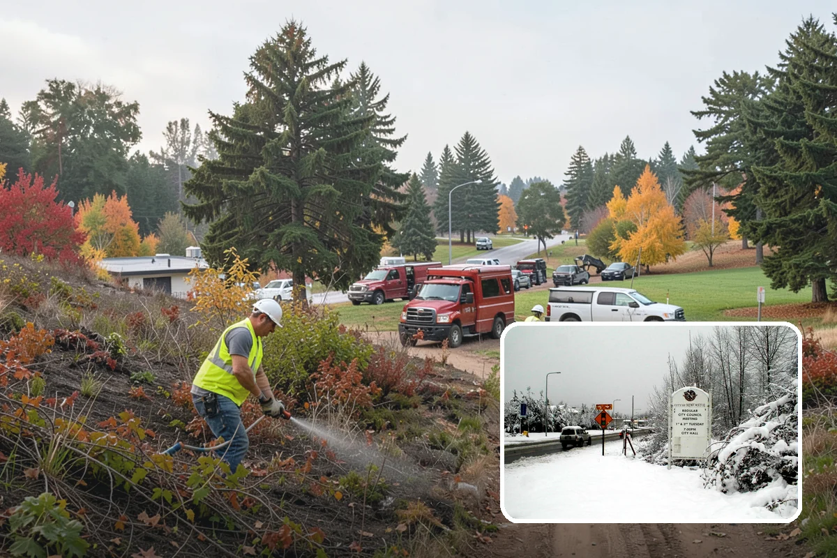 Silt & Sediment Removal in Newcastle, King County, WA - Restored conveyance and storage capacity