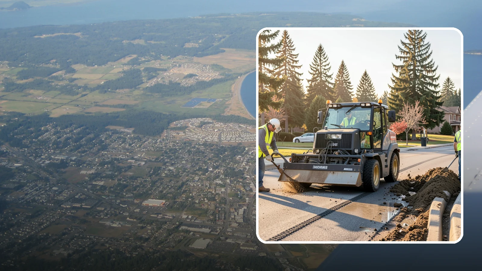 Silt & Sediment Removal in Oak Harbor, Island County, WA - Removal of accumulated silt and sediment from stormwater conveyances and facilities.