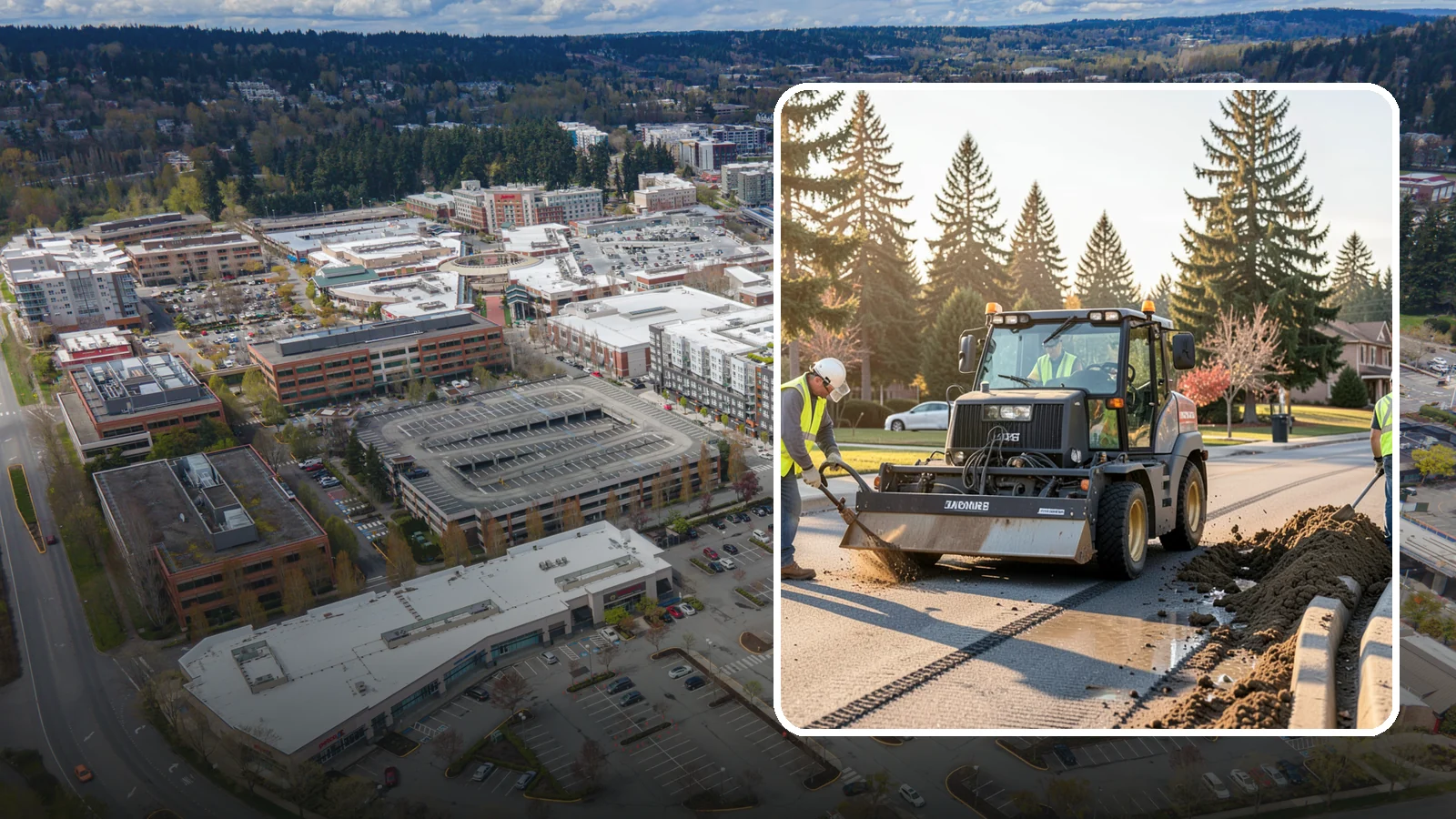 Silt & Sediment Removal in Redmond, King County, WA - Removal of accumulated silt and sediment from stormwater conveyances and facilities.