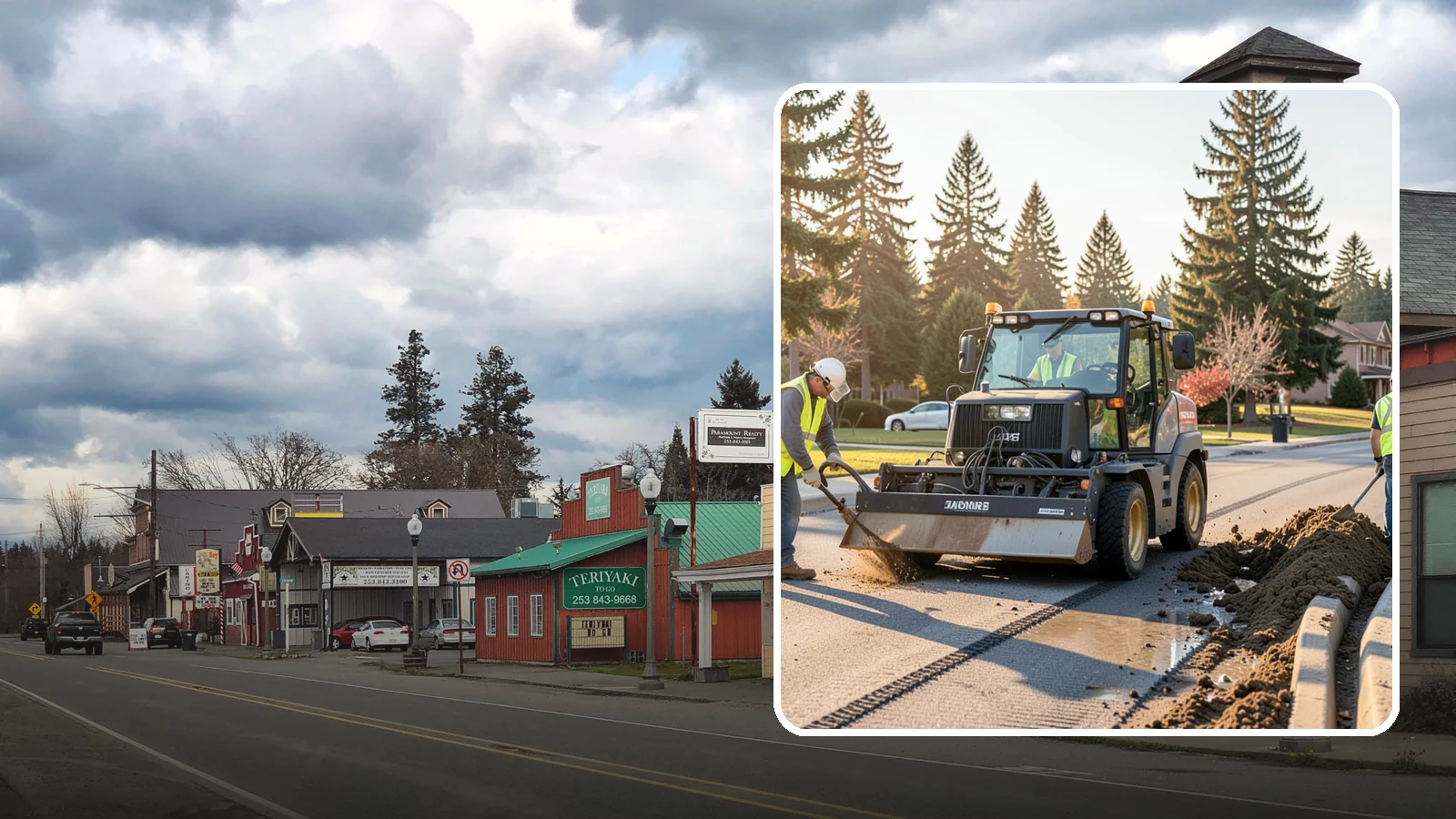 Silt & Sediment Removal in Roy, Pierce County, WA - Removal of accumulated silt and sediment from stormwater conveyances and facilities.