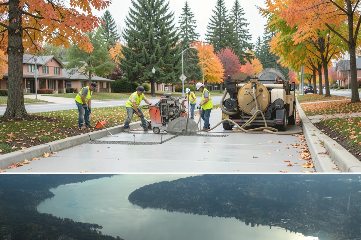 Silt & Sediment Removal in Sammamish, King County, WA - Removal from ponds and channels is scheduled during dry summer conditions when dewatering and access are most practical.