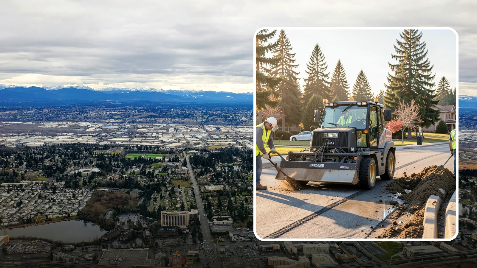 Silt & Sediment Removal in SeaTac, King County, WA - Removal of accumulated silt and sediment from stormwater conveyances and facilities.