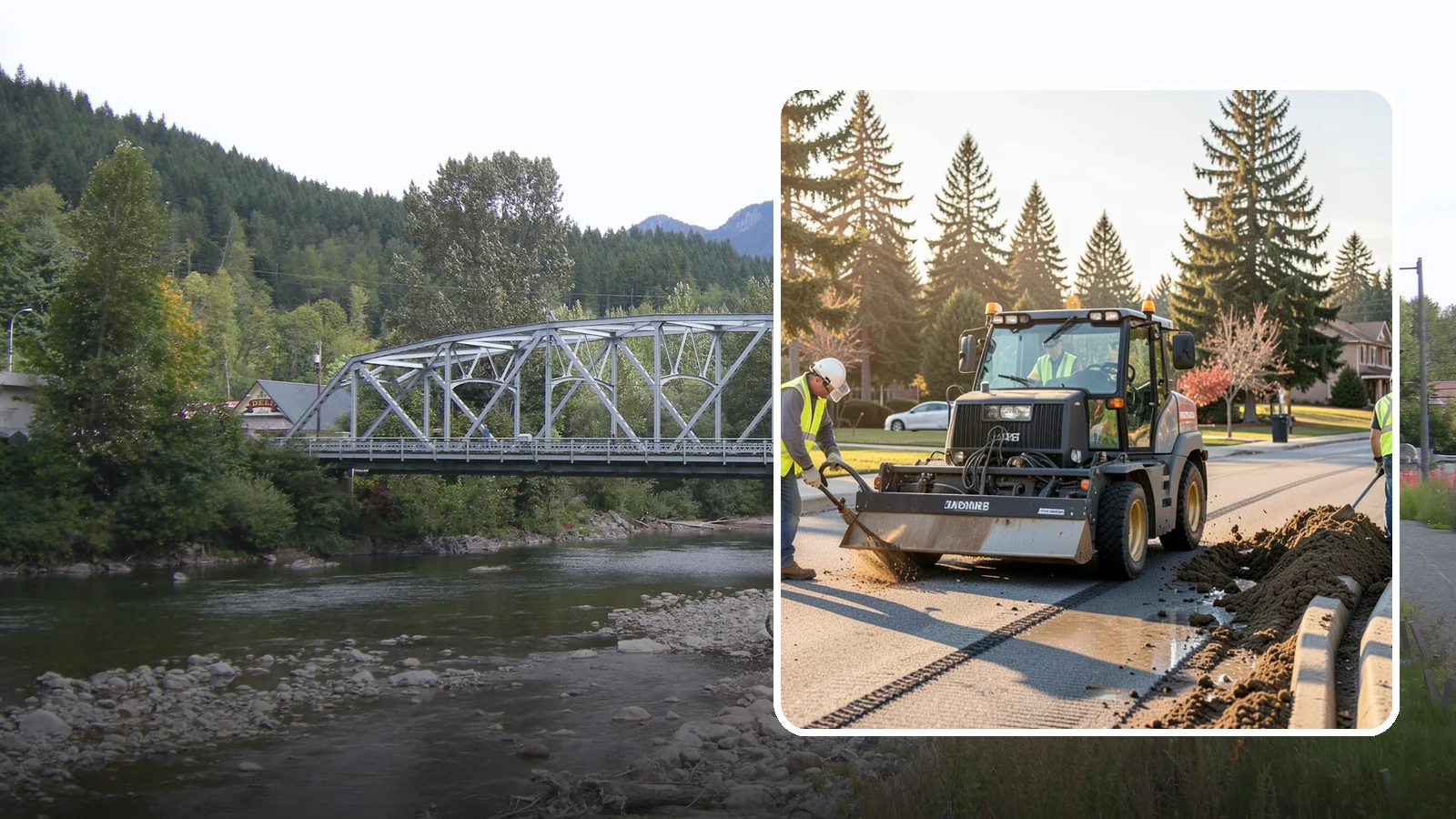Silt & Sediment Removal in Skykomish, King County, WA - Removal of accumulated silt and sediment from stormwater conveyances and facilities.