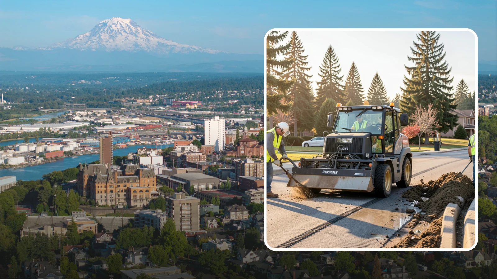 Silt & Sediment Removal in Tacoma, Pierce County, WA - Removal of accumulated silt and sediment from stormwater conveyances and facilities.