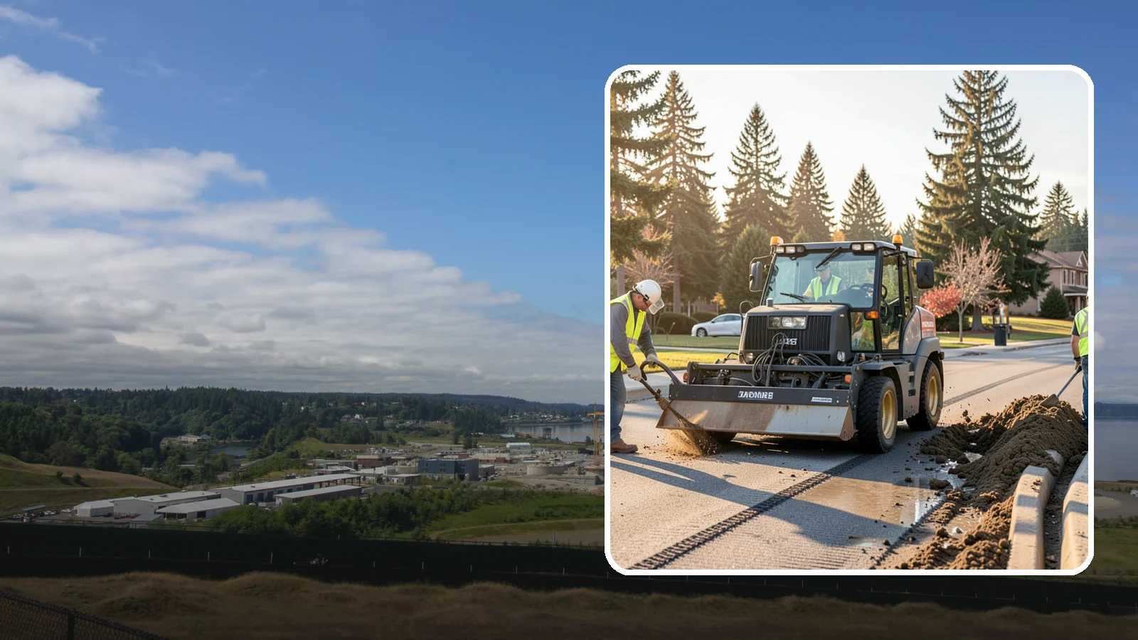 Silt & Sediment Removal in University Place, Pierce County, WA - Removal of accumulated silt and sediment from stormwater conveyances and facilities.