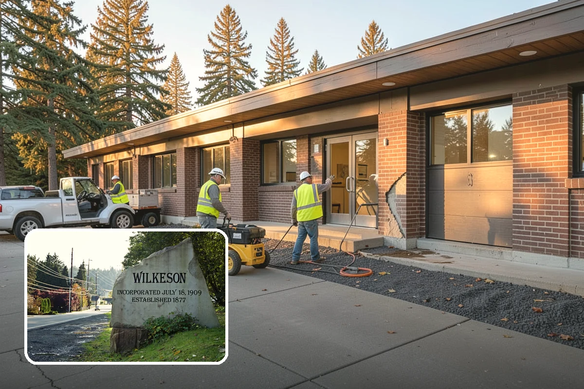 Silt & Sediment Removal in Wilkeson, Pierce County, WA - Restored conveyance and storage capacity
