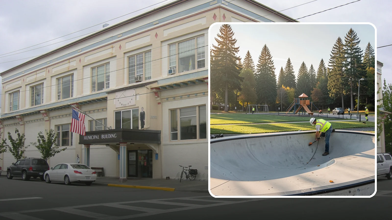 Skate Park Maintenance in Anacortes, Skagit County, WA - Inspection, cleaning, and minor repair that keeps municipal skate parks safe and rideable year-round.
