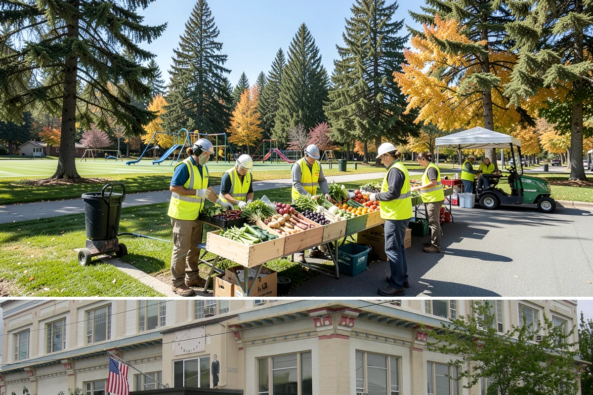 Skate Park Maintenance in Anacortes, Skagit County, WA - Clearing and inspections continue year-round, with concrete repairs prioritized during dry-weather windows for proper curing.