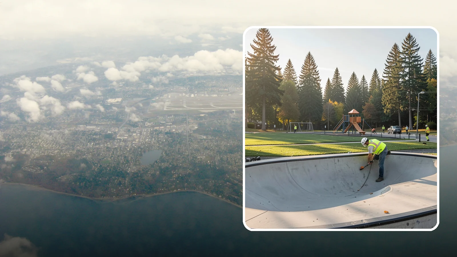 Skate Park Maintenance in Burien, King County, WA - Inspection, cleaning, and minor repair that keeps municipal skate parks safe and rideable year-round.